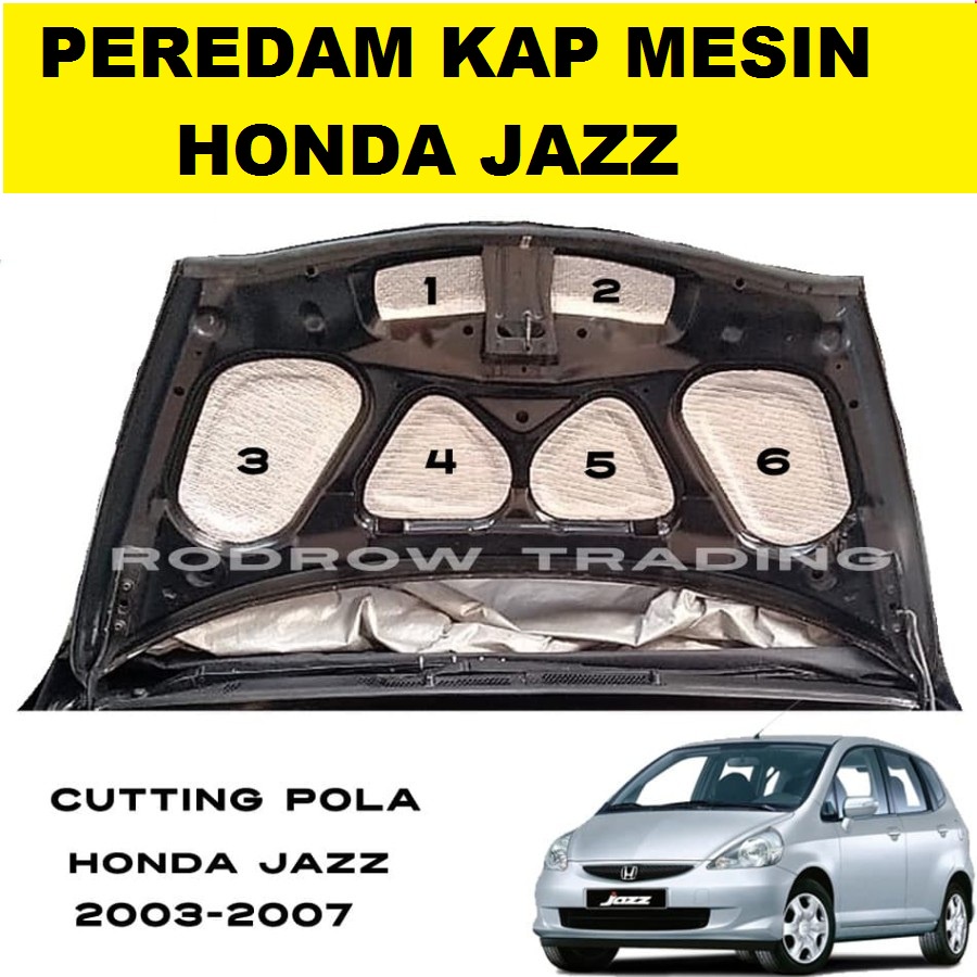 Peredam Panas Kap Mesin Honda Jazz