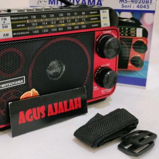 ✫ cod Speaker radio bluetooth x- bass rechargeable radio fm mw sw mitsuyama4030 ms4030 x bas cod spe