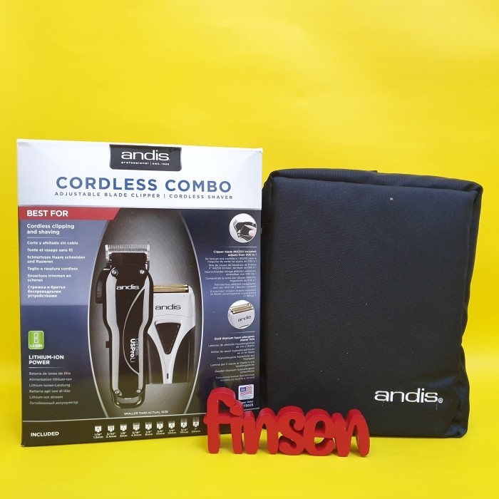 ANDIS CLIPPER CORDLESS COMBO/CLIPPER ANDIS/ANDIS USPRO LI SHAVER