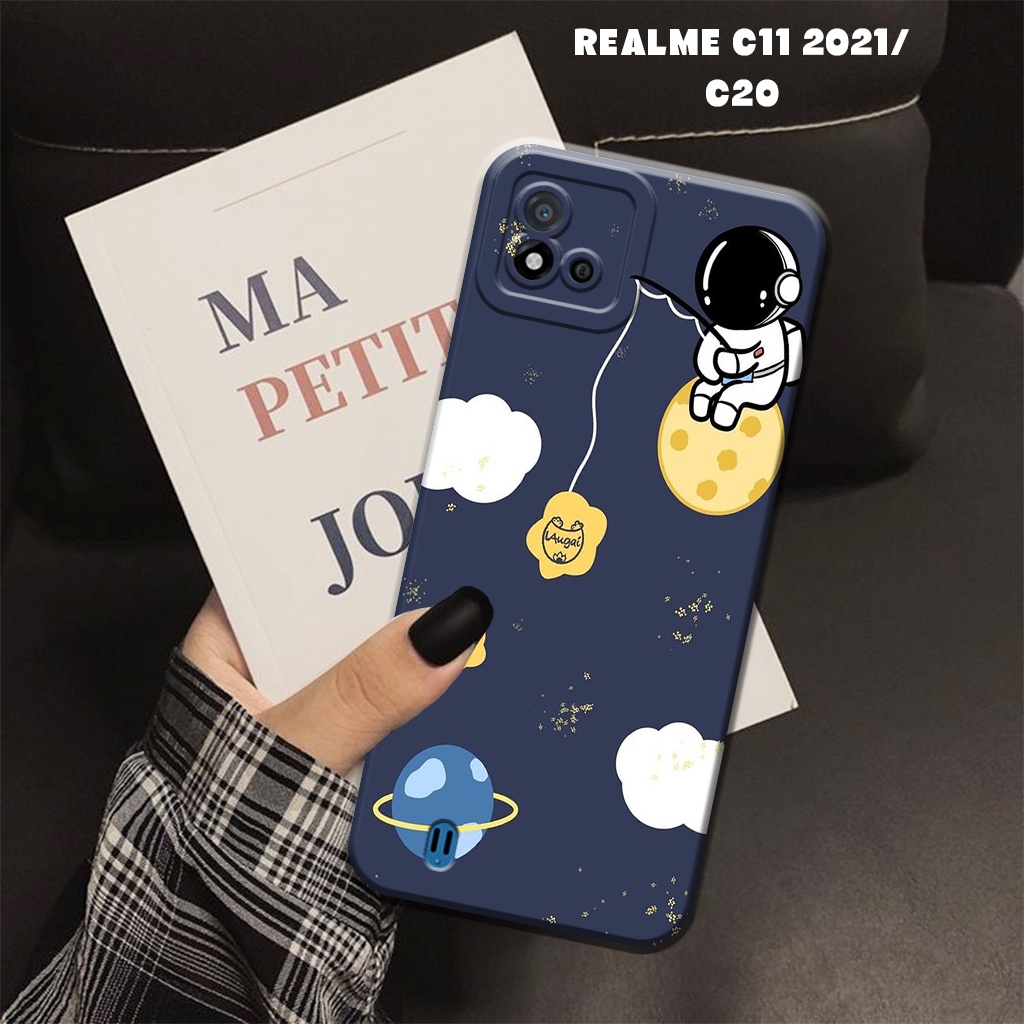 Case Hp Realme C11 2021  -  Casing Hp Realme C11 2021  -  Elzora.id - Fashion Case Motif NASA - Case