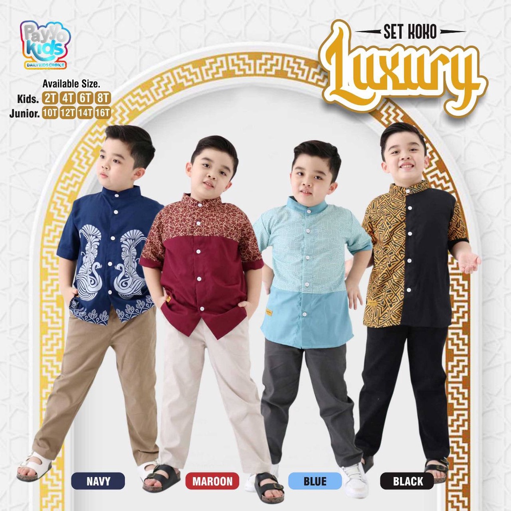 Setelan Cowok Luxury by Payyo kids