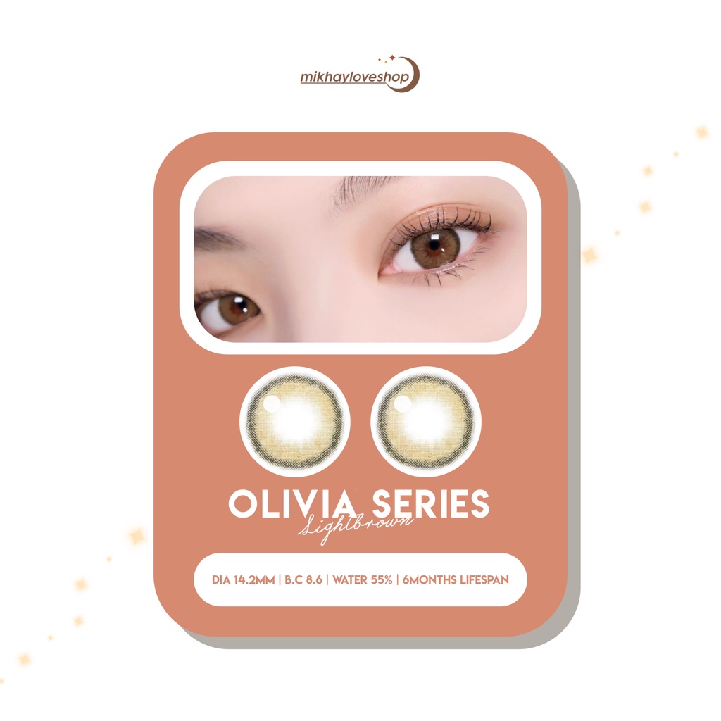 MIKHAYLOVESHOP Softlens Olivia Light Brown | Kittykawaii