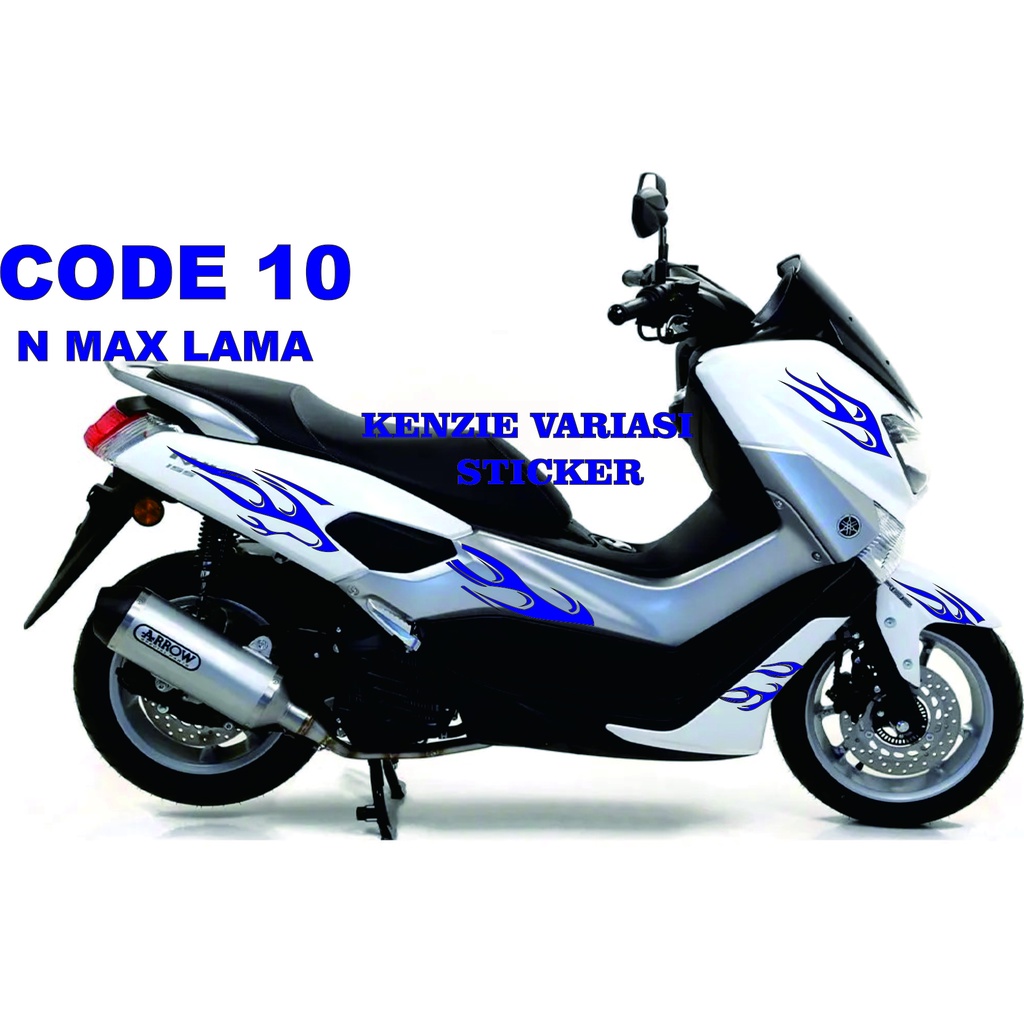 AKSESORIS YAMAHA N MAX , Stiker Cuting Striping List Body VARIASI MOTOR YAMAHA Nmax lama MOTIF API #