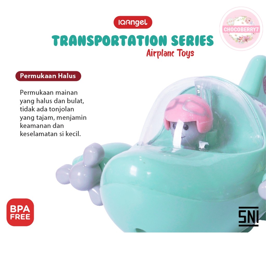 IQAngel Airplane Toys / Mainan Bayi Edukatif / Mainan Pesawat Anak / Pesawat Pesawatan