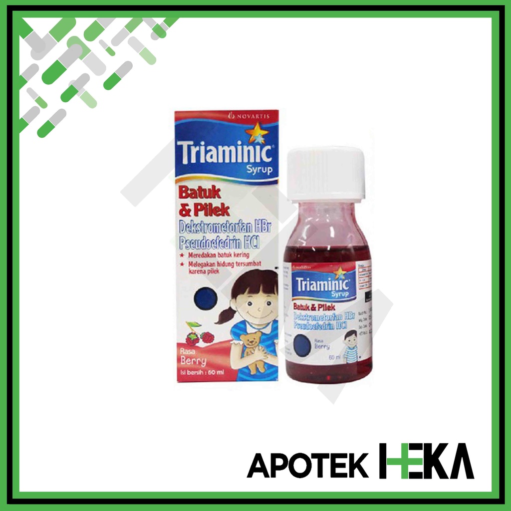 Triaminic Batuk &amp; Pilek 60 ml Rasa Berry - Batuk Tidak Berdahak (SEMARANG)