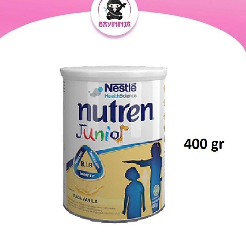 

12.12 SALE NUTREN Junior 1 to 10 Tahun Vanila Tin 400g 400 g serbuuu !