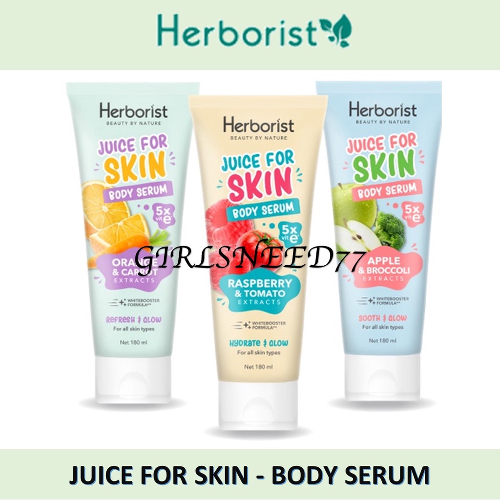 Herborist Juice For Skin Body Serum - 180ml ( BODY SERUM ) - GIRLSNEED77 COD BAYAR DI TEMPAT