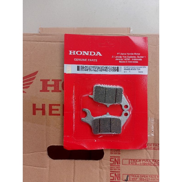 kampas rem depan beat vario scoopy original honda