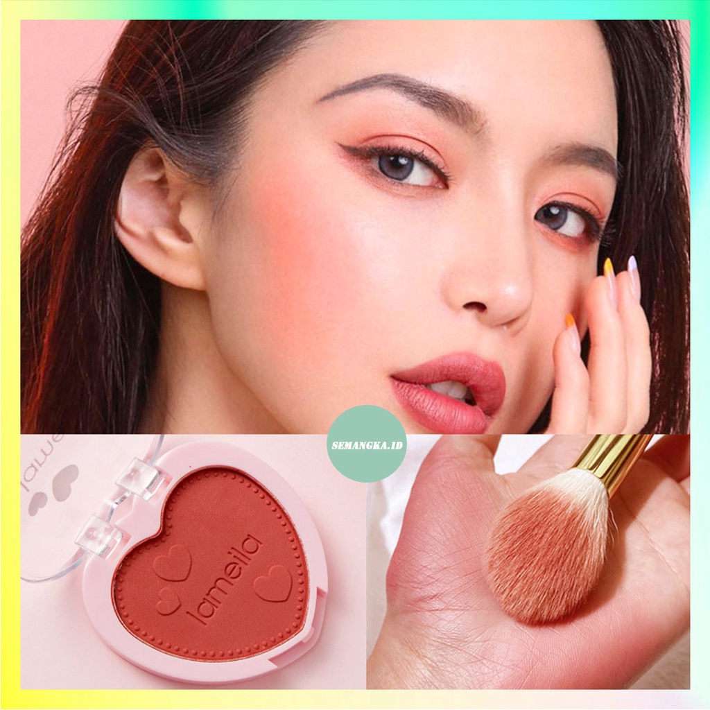 LAMEILA Blush Love Rouge Natural Orange Pink 4 Color Blush On LA058