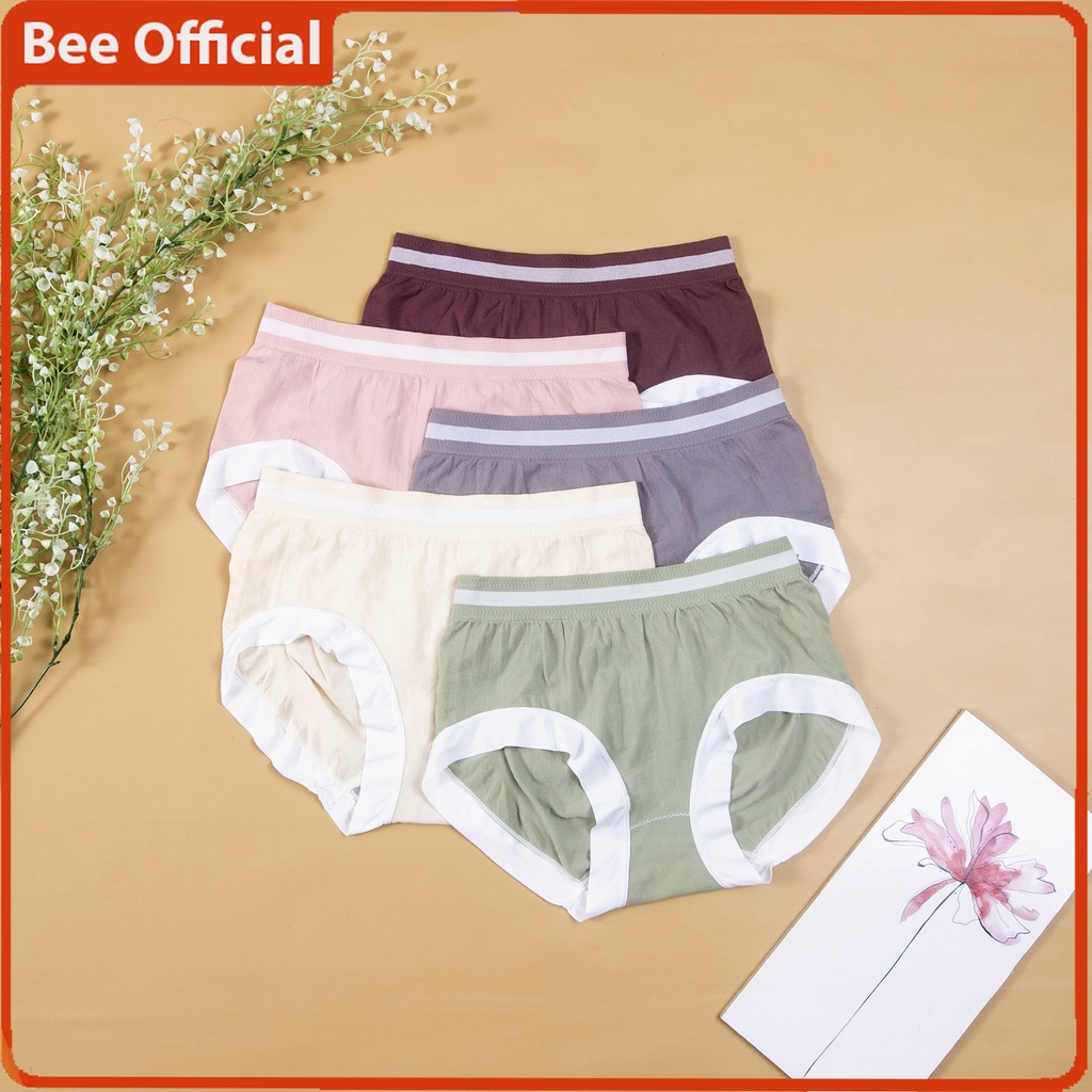 BEE - Celana dalam Wanita Bahan Katun CD Seamless Pakaian Dalam Wanita 2101