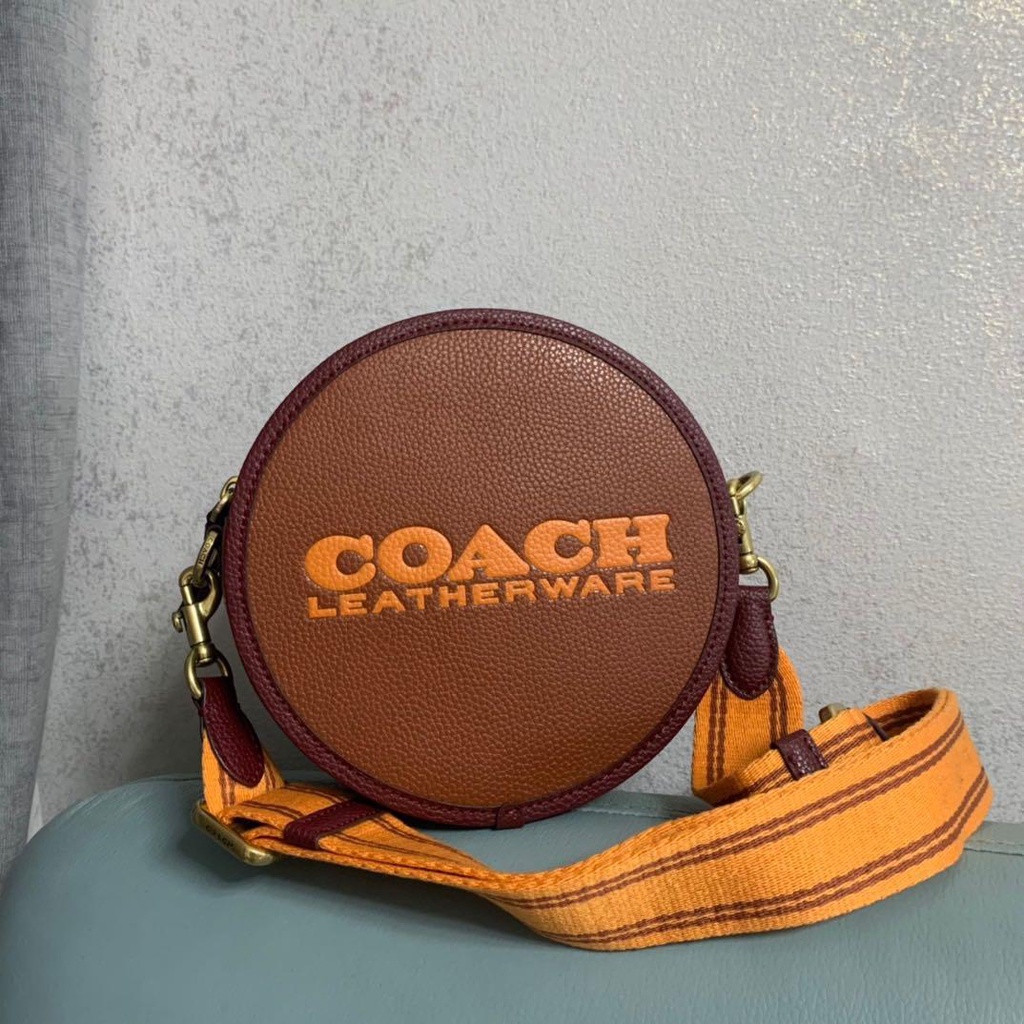 Coach CA098  C6998 Color Matching Kia Round Bag Sling Bag