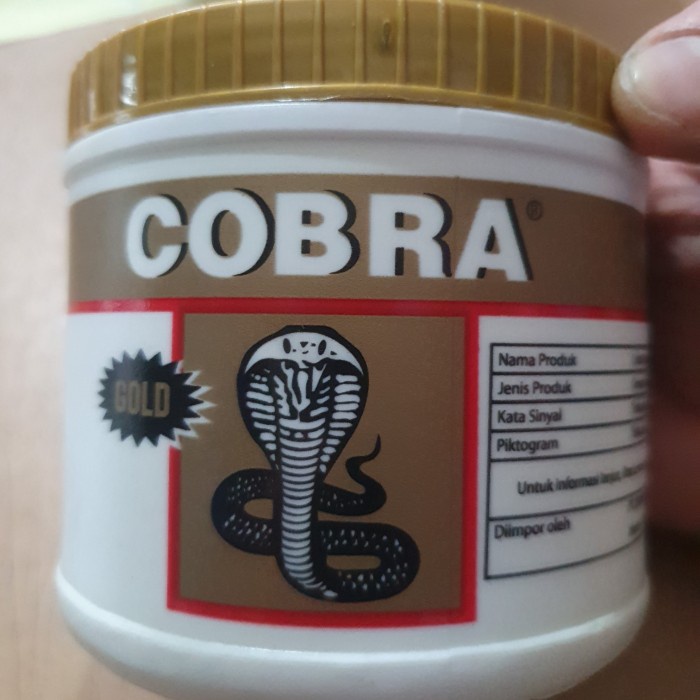 Kualitas terbaik] COBRA GREASE/MINYAK GEMUK COBRA 1LBS