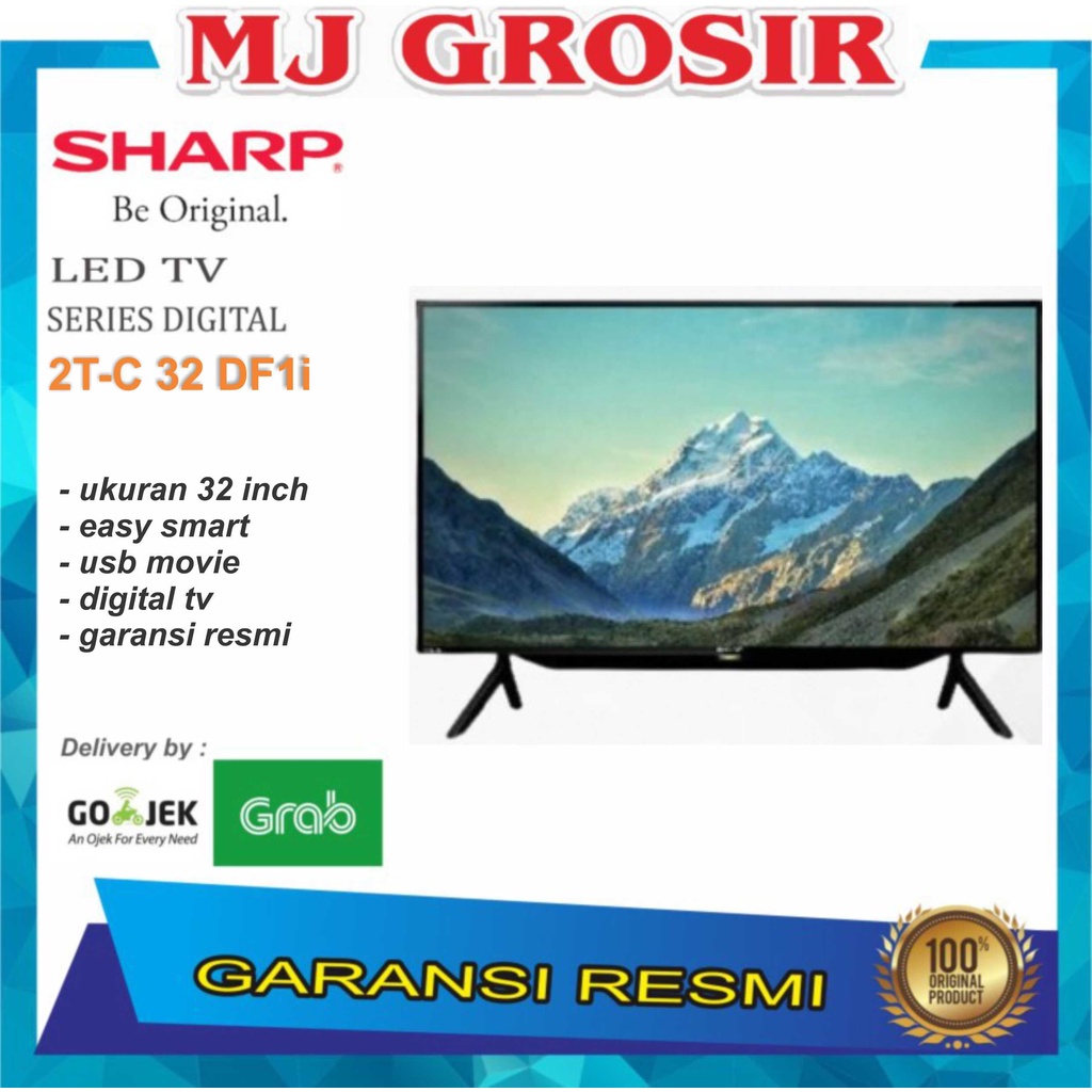 PROMO LED TV SHARP 32&quot; 2T-C 32 DF 32 INCH USB HDMI SMART TV