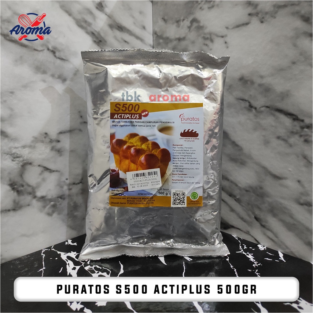 

Puratos S500 ActiPlus 500gr | Untuk Volume & Kualitas Roti yang Baik
