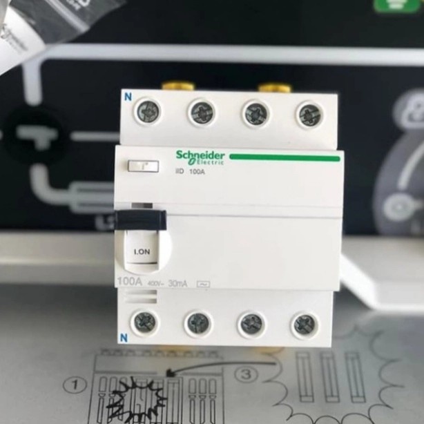 Elcb 4P 100A 30Ma Schneider