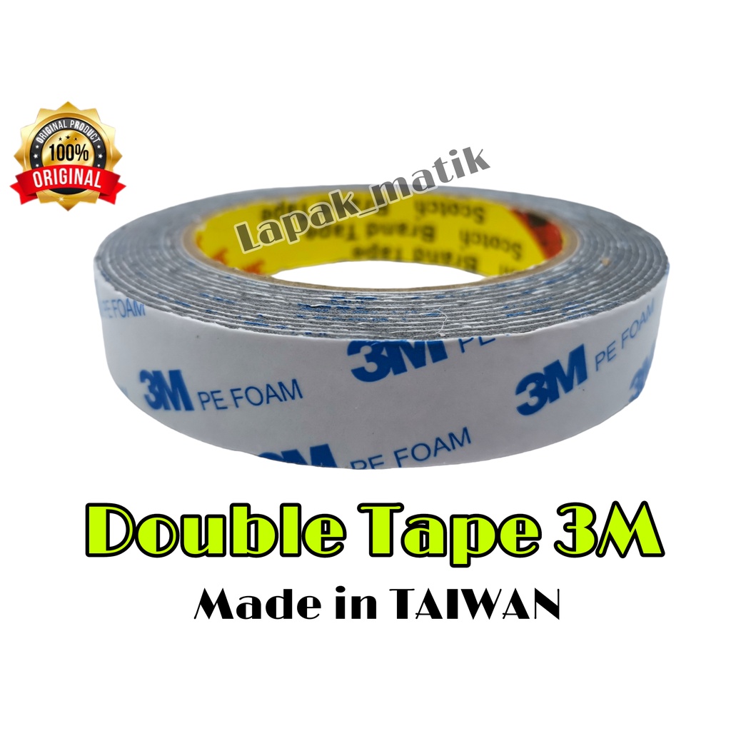 Double tape 3M doubletip Lem Bulak Balik 3M