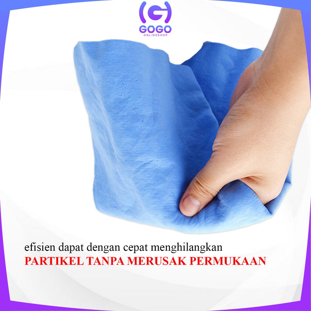 GOGO-C818 Kain Lap Kanebo Polos Serbaguna Chamois Magic Towel Daya Serap Tinggi / Kain Lap Serat Sintetis Lap Perawatan Mobil Sepeda Motor Kaca Lantai