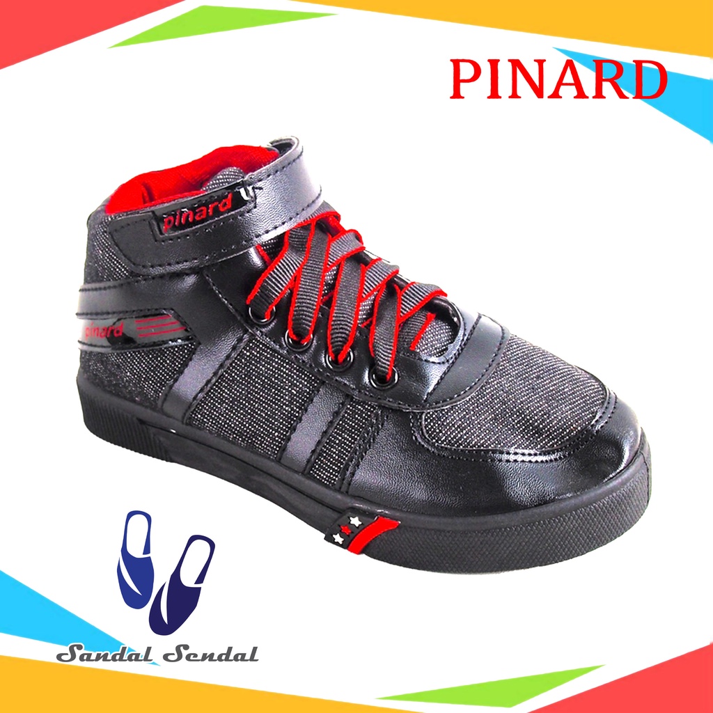 Sepatu Anak Laki-laki Pinard JM-01 Hitam/sepatu sandal anak