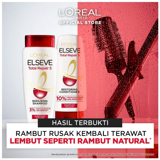 L'Oreal Paris Elseve Total Repair 5 - 170 ML | Shampoo | Conditioner | Hair Care Perawatan Rambut Loreal