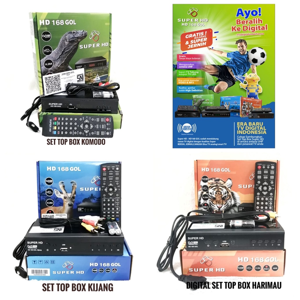 SET TOP BOX SUPERHD ANTENA TV DIGITAL HDMI - SET TOP BOX DIGITAL - SET TOP BOX ANTENA UHF DIGITAL SU