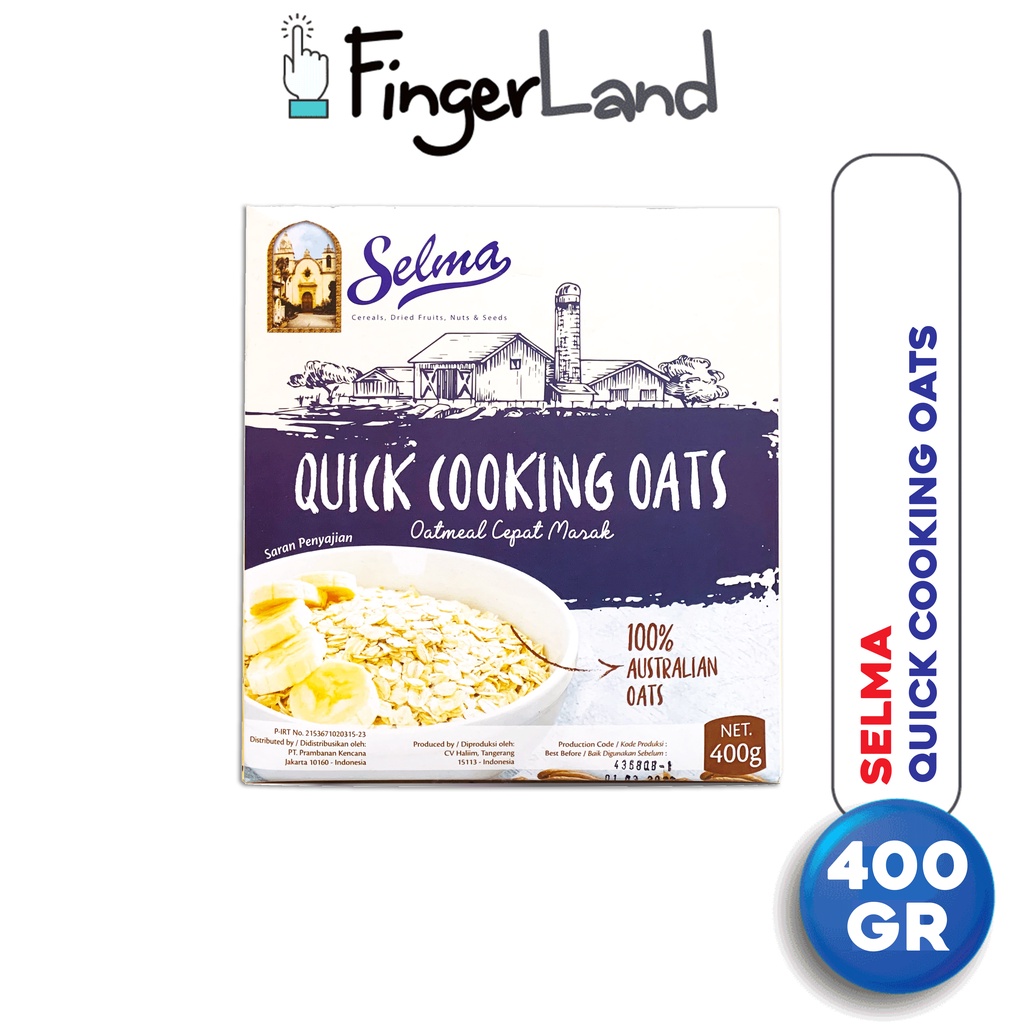 

SELMA Quick Cooking Oats 400 gram Oatmeal Cepat Masak