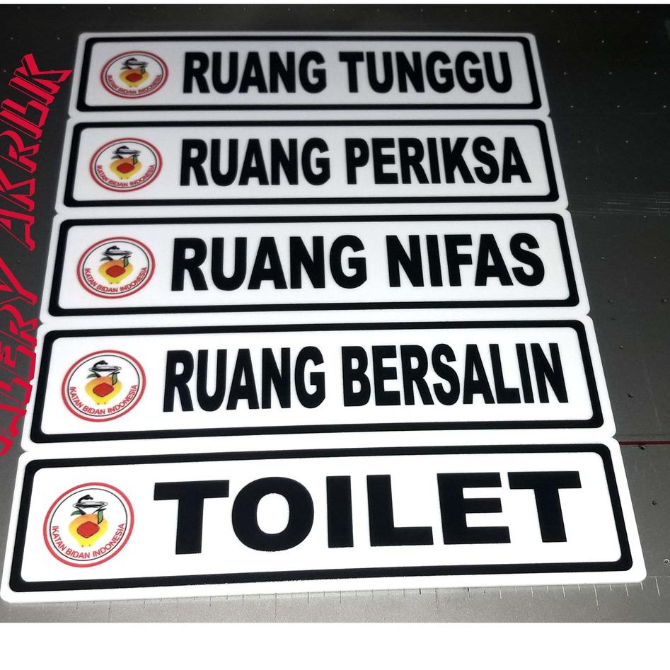 

☋ SIGN BOARD SIGN LABEL ACRYLIC PAPAN NAMA AKRILIK 5 X 20 ( PAKET 5 PSC 5 NAMA ) ◌