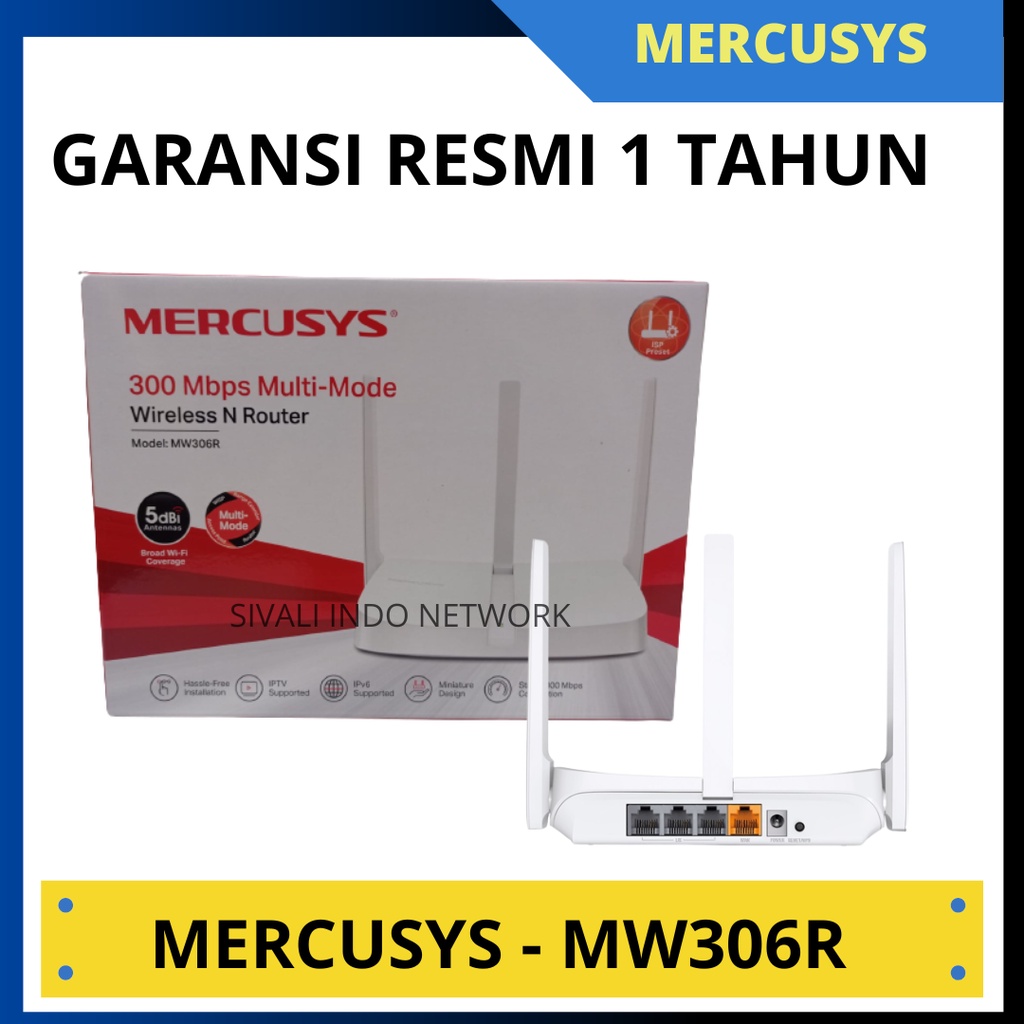 MERCUSYS MW306R ROUTER WiFi 300Mbps MULTI-MODE WIRELESS N ROUTER