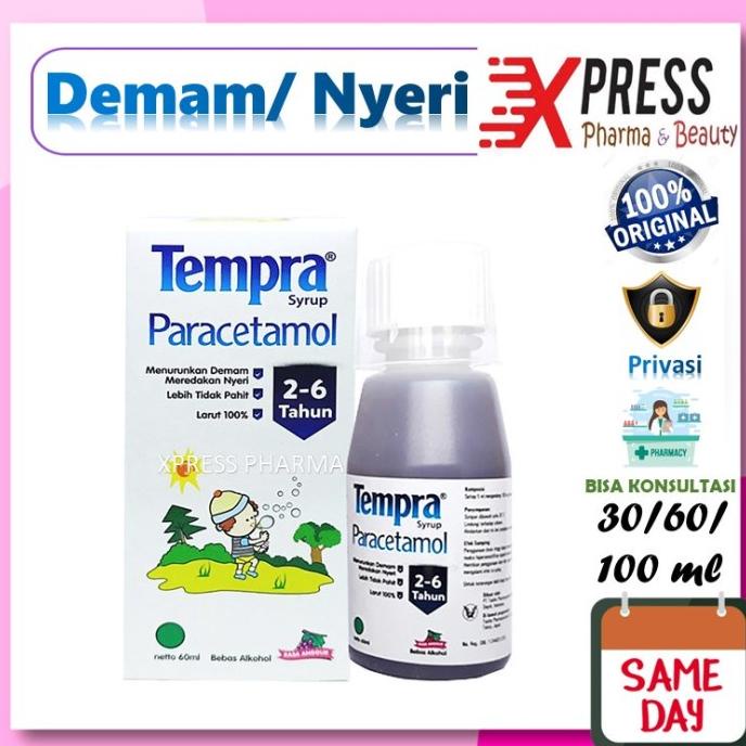 

XPRESS Tempra Sirup Obat Demam Nyeri Paracetamol Syrup len01