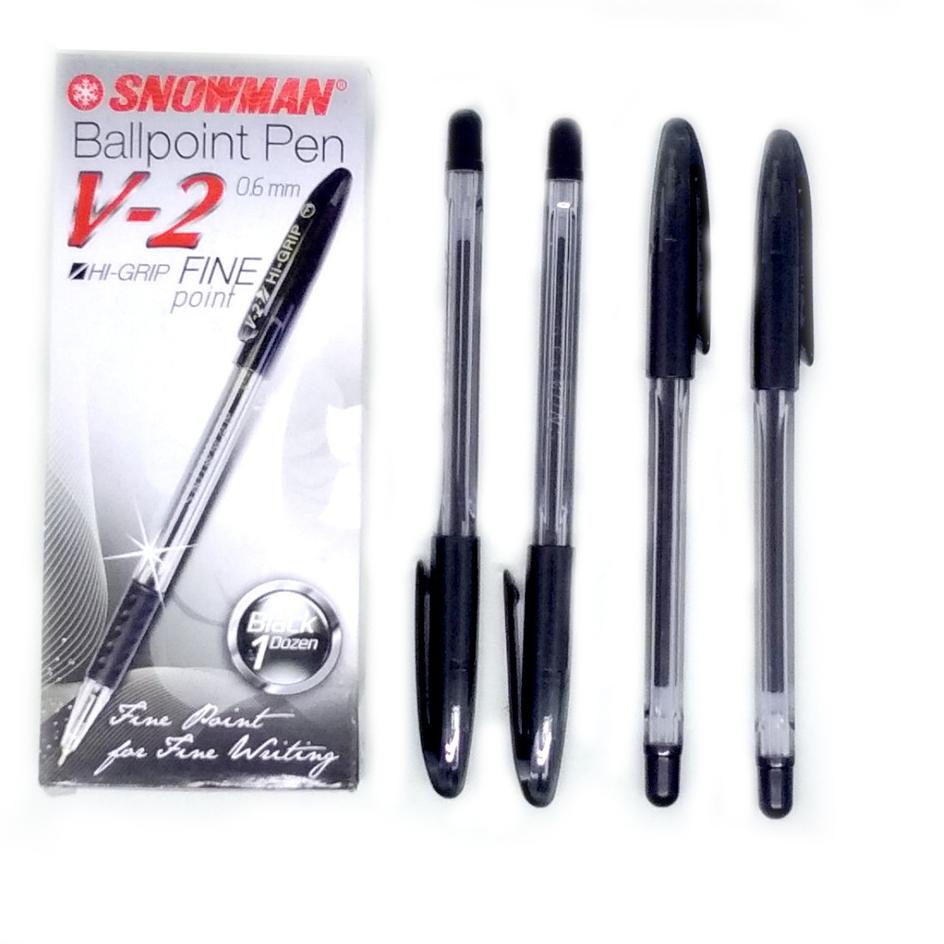 

New Discount Bolpoin/ Pulpen Snowman V-2 0,6mm /pack 12pcs