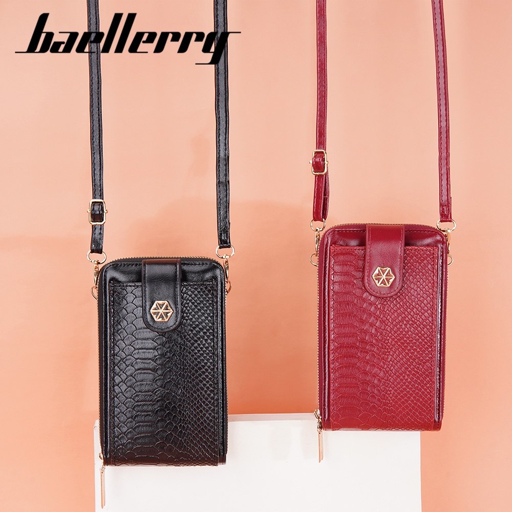 BAELLERRY N8629 Tas Selempang Wanita Tas Handphone Bahan Kulit PU Leather Premium WATCHKITE WKOS