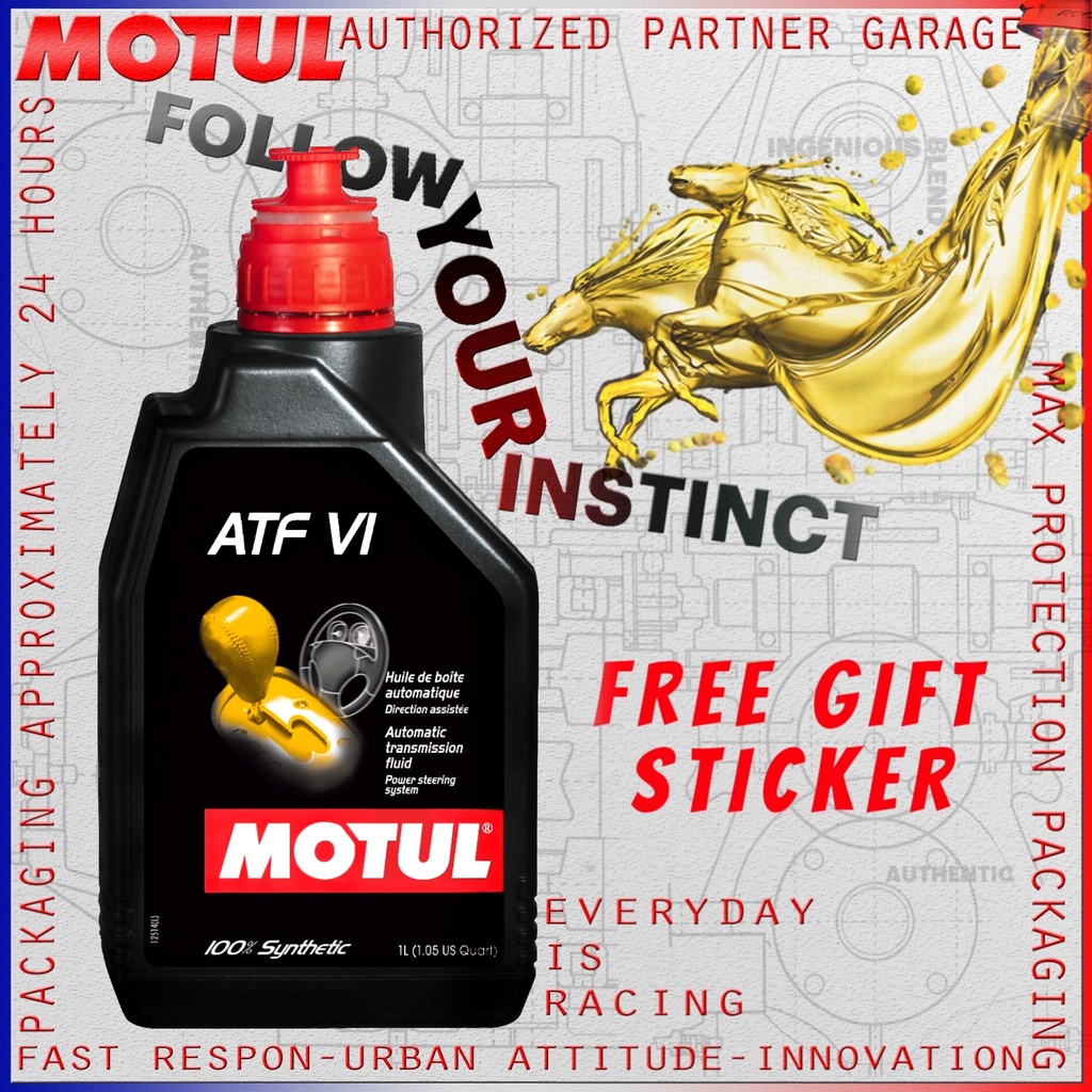 MOTUL ATF VI 100% SYN 1L OLI TRANSMISI MOBIL IMPORT BERKUALITAS