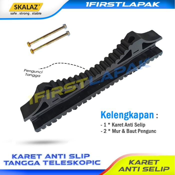 Karet Tangga Lipat Teleskopik Single Karet Pengaman Tangga Teleskopic STADEX,SKALAZ