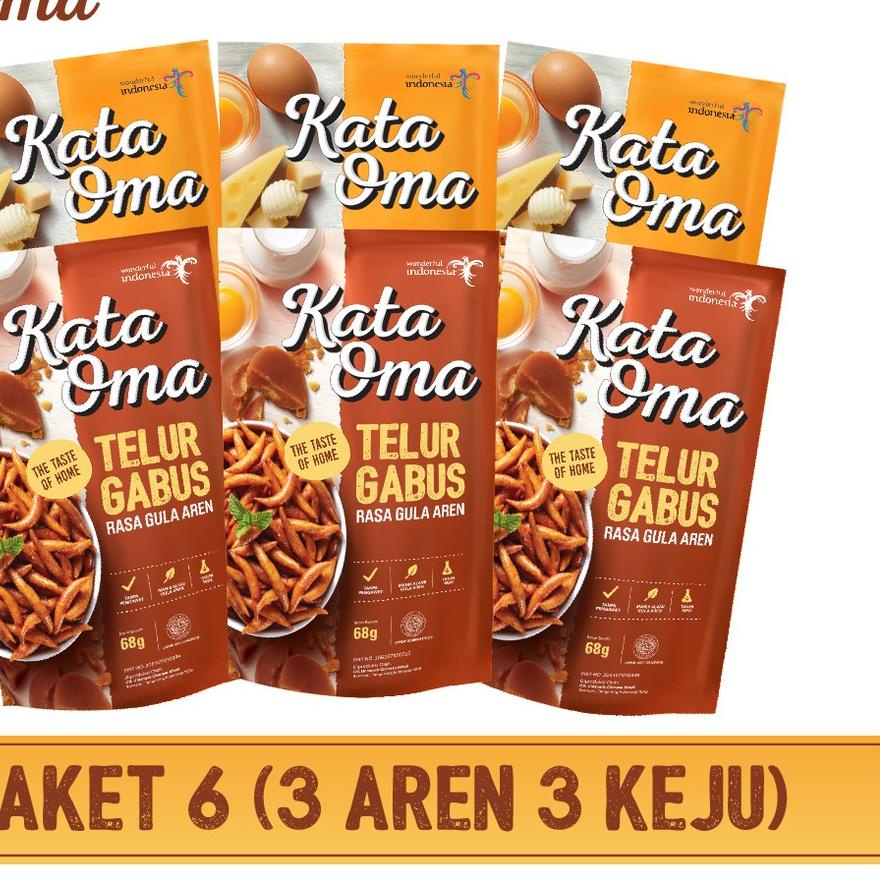 

❊ Kata Oma Telur Gabus Paket Isi 6 ☉