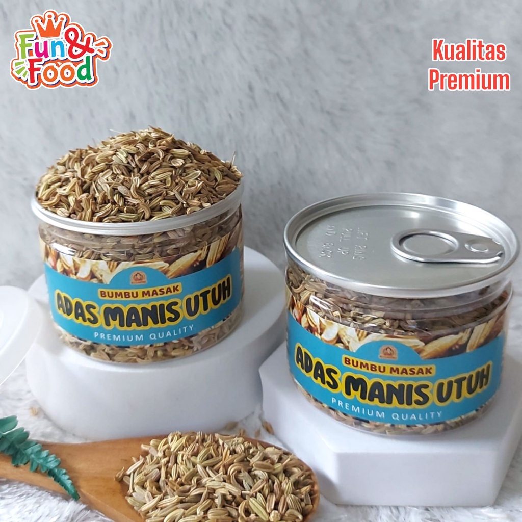 

Can Rempah Adas Manis Utuh Bumbu Gulai Fennel Seeds Kualitas Premium