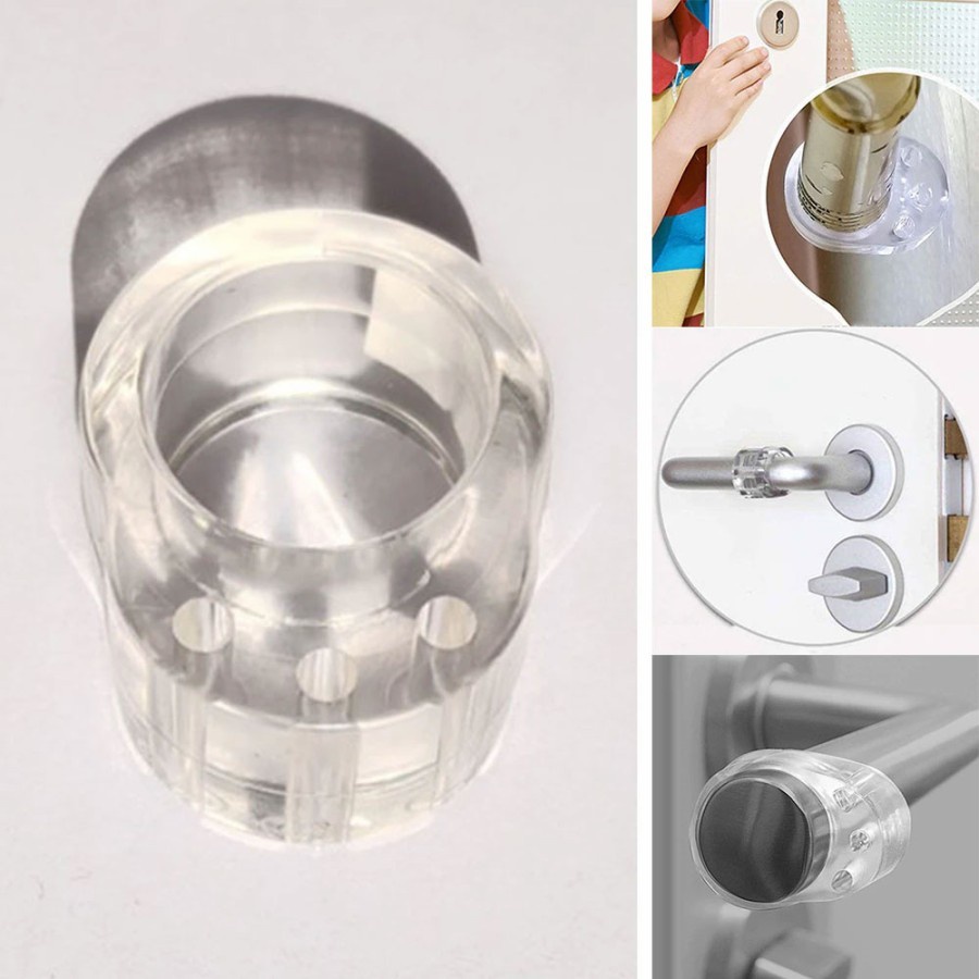 rubber door handle stopper - peredam pelindung benturan pintu karet