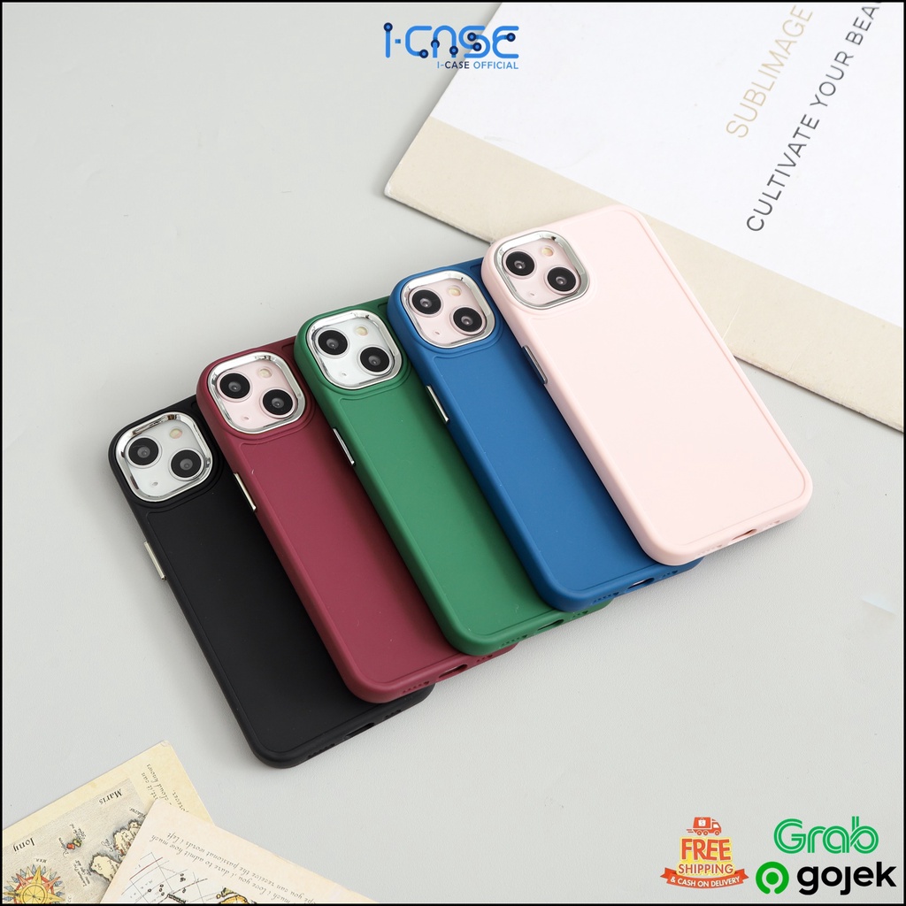 Soft Case Camera Luxury Plating Full Cover for iPhone 13 Pro Max / 14 Pro Max