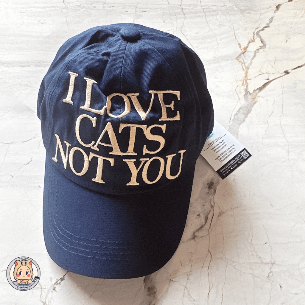 [READY INA] Itzavibe Love Cat N. You Cap Navy Original | Itz A Vibe NCT Dream NCT 127 Mark