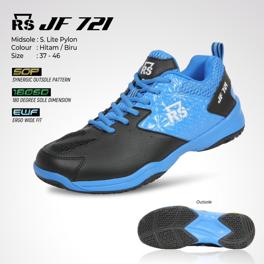 Sepatu Badminton RS JF 721 Original