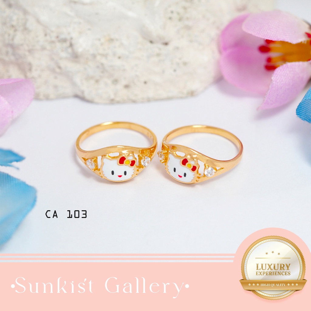 CINCIN ANAK EMAS MUDA MODEL TERBARU CINCIN EMAS ANAK KADAR 8K (8 KARAT) DAN KADAR 6K (6 KARAT) CINCI