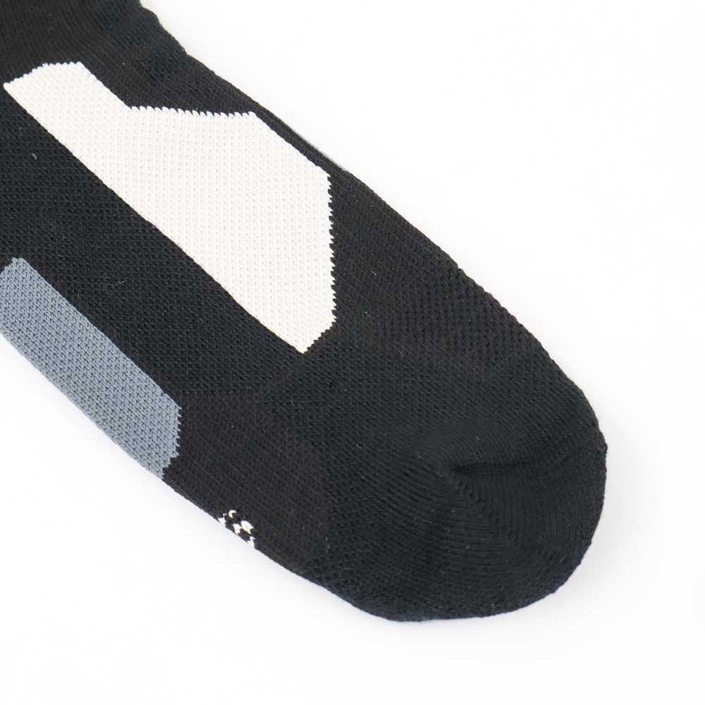 Kaos Kaki Olahraga Socks Towel Sweat Absorbing Size 39-42 - T7302 - Black