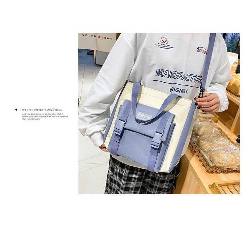 Tas Ransel Tote Sling Bag 4 in 1 Kawaii Version - HB4-2 - Blue