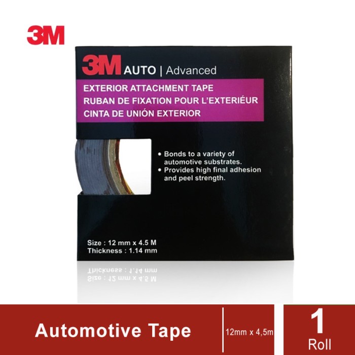 

Terlaris 3M Vhb Double Tape Automotive Mobil Size 12Mm X 4.5M