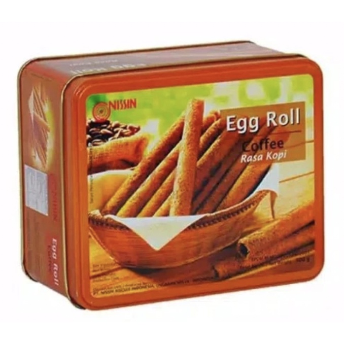 Nissin Egg Roll Rasa Kopi 300Gr