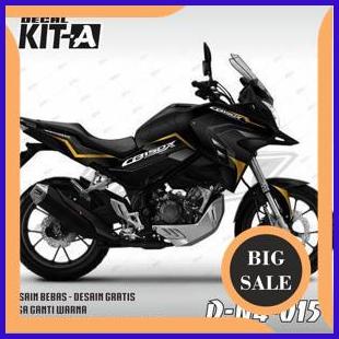 Decal cb150x sticker striping stiker honda cb 150x 2022 motif Hitam Emas D-N4-015 1M4R23 perkakas