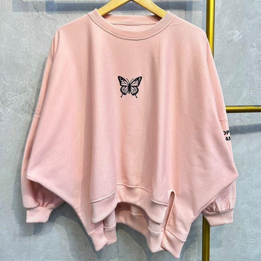 SWEATER OVERSIZE HOPELESS BUTTERFLY - SWEATSHIRT JUMBO BELAH PINGGIR KOREAN STYLE TERBARU NTR