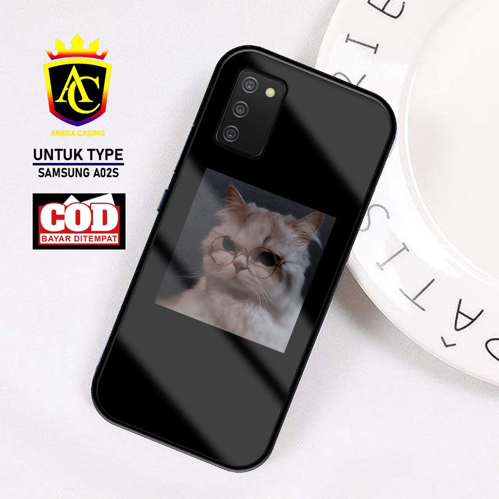Case Samsung A02S Casing Samsung A02S Aneka Case [Kucing] Case Glossy Case Aesthetic Custom Case Ani