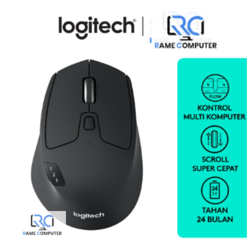 Logitech M720 Triathlon Multi-device Wireless Mouse