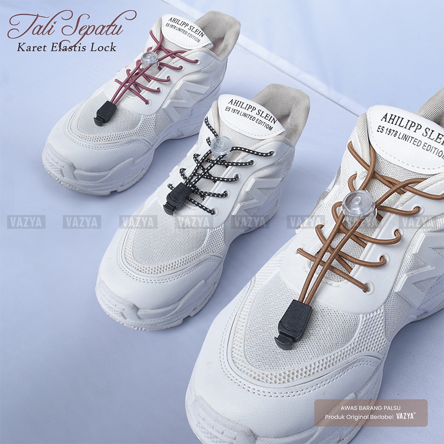 Tali Sepatu Elastis Lock Stoper