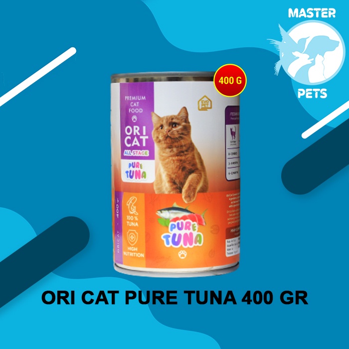 Makanan Kucing Basah Ori Cat Kaleng Wet Food 400 Gram