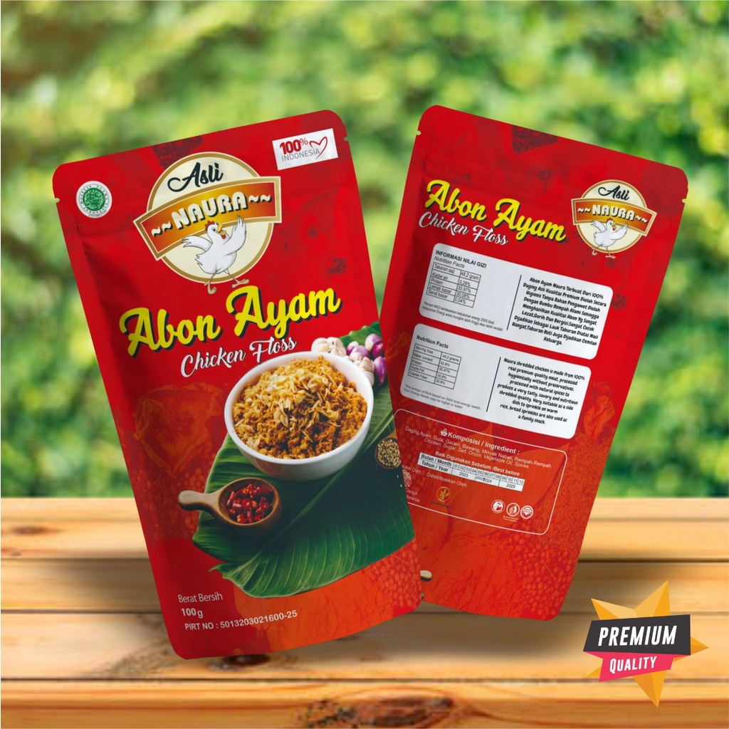 

RiDn ABON AYAM MAMAH NAURA 100GR